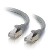 C2G 652 C2G 25FT CAT6A SNAGLESS SHIELDED (STP) NETWORK PATCH CABLE - GRAY