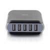 C2G 20278 C2G 5-PORT USB WALL CHARGER - AC TO USB ADAPTER, 5V 8A OUTPUT - PHONE CHARGER -