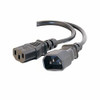 C2G 3141 6FT 18 AWG COMPUTER POWER EXTENSION CORD (IEC320C14 TO IEC320C13) (TAA COMPLIANT