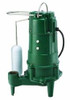 ZOELLER Z8030001 M803 - 1/2 HP Cast Iron Residential Grinder Pump (1-1/4") w/ Vertical Float -