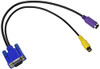 BLACK BOX AVS-CBL-VG-CV ADAPTER CBL VGA TO COMOSITE & SVIDEO