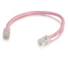 C2G 4260 C2G 8FT CAT6 NON-BOOTED UNSHIELDED (UTP) NETWORK PATCH CABLE - PINK