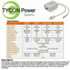 TYCON SYSTEMS, INC POE-SPLT-4812G POE GIGABIT SPLITTER.48VDC IN, 12VDC OUT