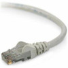 BELKIN COMPONENTS A3L980-12-S 12FT CAT6 SNAGLESS PATCH CABLE, UTP, GRAY PVC JACKET, 23AWG, 50 MICRON, GOLD PLA