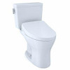 Toto MW7463056CSMFGA1001 MW7463056CSMFGA.10#01 Drake WASHLET Two-Piece Dual Universal Height with 10 Inch Rough-in DYNAMAX Tornado Toilet with Auto Flush S550e Bidet Seat, 1.6 and 0.8 GPF, Cotton White