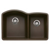 Blanco B440177  Diamond Undermount 1-3/4 Bowl Silgranit II Kitchen Sink, Cafe Brown