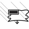 True 8409148 DRAWER GASKET; BLACK;TFP-32-D-2