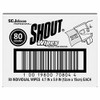SC JOHNSON SJN686661 CLEANER,SHOUTWIPES,80/CT