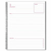 MEAD PRODUCTS MEA06132 NOTEBOOK,MEETNG,8.5X11,BK