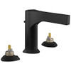 Delta D3574BLMPULHPDST Zura Two Handle Widespread Bathroom Faucet - Less Handles Matte Black 3574BLMPULHPDST