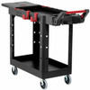 Rubbermaid 800290 Commercial Products Heavy Duty Adaptable Utility Cart, Black, Small, 46.20" Height, 36.00" Width