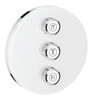 Grohe 29152LS0  Grohtherm Smartcontrol Triple Volume Control Trim, Moon White