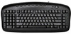 ERGOGUYS LLC KBS-29BLK BLACK ERGONOMIC KEYBOARD LEFT HAND USERS