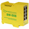 BRAINBOXES LTD SW-508 INDUSTRIAL ETHERNET 8 PORT SWITCH