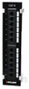 INTELLINET 560269 INTELLINET CAT6 WALL-MOUNT PATCH PANEL  12 PORT, UTP