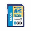 EDGE MEMORY PE225766 8GB SDHC CLASS 10 EDGE PROSHOT MEMORY