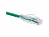 UNIRISE USA, LLC 10074 UNIRISE 1 FOOT CAT6 SNAGLESS CLEARFIT PATCH CABLE GREEN - HIGH DENSITY CAT6 ULTR