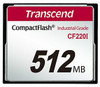 TRANSCEND INFORMATION TS512MCF220I 512MBINDUSTRIALCOMPACTFLASHCARD(UDMA5),WIDETEMPERATURE-40C85C,SLCSAMSUNG21NM