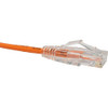 UNIRISE USA, LLC CS6-15F-ORG 15FT CAT6 CLEARFIT SLIM PATCH CABLE ORG