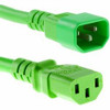 UNIRISE USA, LLC PWRC13C1410FGRN 10FT GREEN C13-C14 PDU/ SERVER ULTRA FLEXIBLE POWER CORD, SVT, 10AMP, 250V