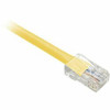 UNIRISE USA, LLC PC6-01F-YLW UNIRISE 1FT CAT6 NON-BOOTED UNSHIELDED (UTP) ETHERNET NETWORK PATCH CABLE YELLOW