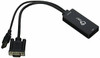 SIIG, INC. CE-VG0U11-S1 PORTABLE VGA & USB AUDIO TO HDMI CONVERTER CONVERTS VGA OUTPUT TO HDMI