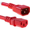 UNIRISE USA, LLC PWRC13C1406FRED 6FT RED C13-C14 PDU/ SERVER ULTRA FLEXIBLE POWER CORD, SVT, 10AMP, 250V