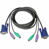 IOGEAR G2L5003P KEYBOARD / VIDEO / MOUSE (KVM) CABLE - 6 PIN PS/2(M), HD-15 (M) - 6 PIN PS/2(M),