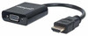 MANHATTAN - STRATEGIC 151436 MANHATTAN HDMI MALE TO VGA FEMALE (BLACK) CONVERTS AN HDMI DIGITAL SIGNAL TO A V