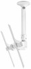 ATDEC PTY LTD TH-3070-CTSW ATDEC CEILING MOUNT FOR LARGE DISPLAY, SHORT POLE - LOADS UP TO 143LB - WHITE -