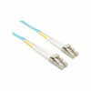 UNIRISE USA, LLC FJ5GLCLC-01M 1 METER OM3 10 GIG FIBER OPTIC CABLE, AQUA, PVC JACKET 50/125 MICRON MULTIMODE D