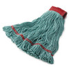 Rubbermaid 121406 Commercial Swinger Loop Wet Mop Heads, Cotton/Synthetic, Blue, Large
