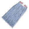 Rubbermaid 121454 Rm F518 Prem Cut End Blend Mop 24Oz 1" Blue 12/Cs