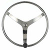 SEACHOICE 28531 STEERING WHEEL W/KNOB S/S 15.5