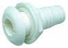 SEACHOICE 5018011 THRU-HULL CONN-WHITE PLAS-1/2