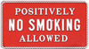 BERNARD ENGRAVING FP032 NO SMOKING ALLOWED