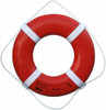 CAL JUNE BOUYS GO24 24  ORANGE RING BUOY W/STRAPS