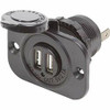 SEACHOICE A13222BPS1BB3 DC 12V SOCKET DUAL USB