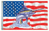 TAYLOR 1955 FLAG  US/BLUE MARLN 36X60