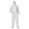 Kimberly Clark 412-38948 KLEENGUARD A35 COVERALLHOOD/BOOT  SIZE M CA/25