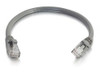 C2G 951 C2G 6IN CAT6 SNAGLESS UNSHIELDED (UTP) NETWORK PATCH ETHERNET CABLE - GRAY - 6 I