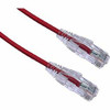 AXIOM C6BFSB-R2-AX AXIOM 2FT CAT6 BENDNFLEX ULTRA-THIN SNAGLESS PATCH CABLE 550MHZ (RED)