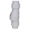 ZOELLER QUIET CHECK VALVE, 1.5 IN., PVC, UNION SOLVENT WELD, WHITE ZOELLER 30-0040