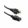 ENET SOLUTIONS, INC. N515-C13-10F-ENC 5-15P TO C13 10FT BLACK POWER CORD
