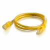 C2G 27872 C2G 7FT CAT6 SNAGLESS CROSSOVER UNSHIELDED (UTP) NETWORK PATCH CABLE - YELLOW