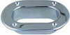 PERKO 0752000CHR CHR BRZ OVAL HAWSE HOLE PLATE