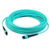 ADD-ON ADD-MPOMPO-7M5OM4P ADDON 7M MPO (FEMALE) TO MPO (FEMALE) AQUA OM4 CROSSOVER PLENUM-RATED FIBER PATC