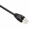 UNIRISE USA, LLC PC6-50F-BLK-SH-S UNIRISE 50FT CAT6 SNAGLESS SHIELDED (STP) ETHERNET NETWORK PATCH CABLE BLACK - 5