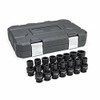 APEX TOOL GROUP GWR84918N SKT SET 3/8 DR 6 PT MET UNV IMP 15 PC