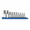APEX TOOL GROUP GWR80578 SKT SET 3/8/12 DR MET HEX BIT 10 PC